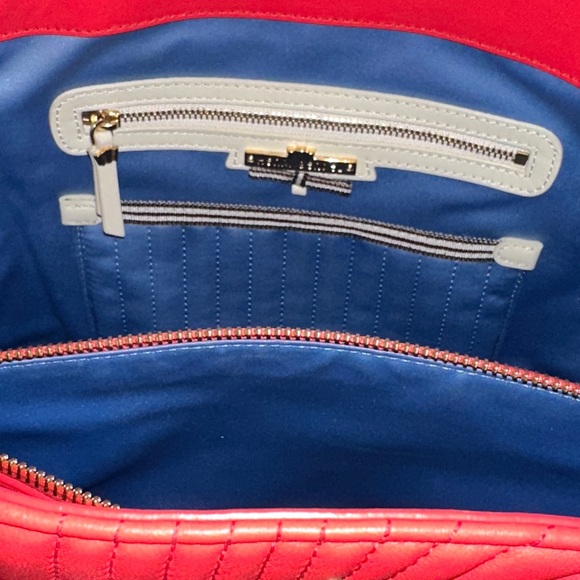 HENRI BENDEL No. 7 Quilted, Expandable Zip Tote in Pink Lambskin Leather EUC - Picture 16 of 16